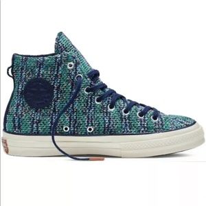 Converse Chuck Taylor Missoni CTAS 1970 Hi Eclipse Aubu Navy/ Green M10/ W12